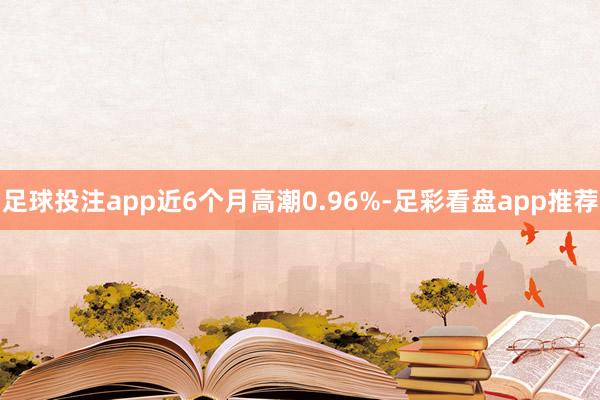 足球投注app近6个月高潮0.96%-足彩看盘app推荐